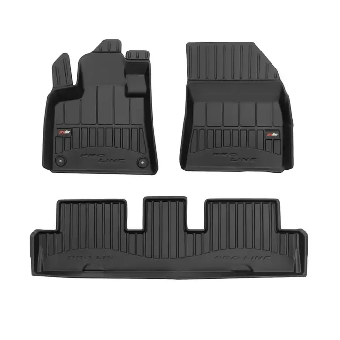 Alfombrillas 3D de goma Premium tipo cubeta para Citroën C4 SpaceTourer (2013 – 2019)