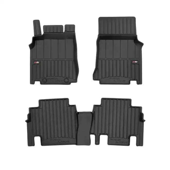 Alfombrillas 3D de goma Premium tipo cubeta para Mercedes-Benz Vaneo W414 van (2002 – 2015)