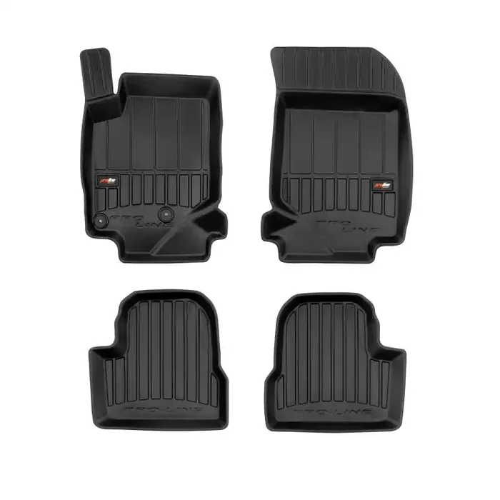 Alfombrillas 3D de goma Premium tipo cubeta para Opel Corsa F hatchback (2019 – 2023)