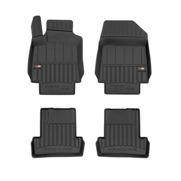 Alfombrillas 3D de goma Premium tipo cubeta para Renault Clio III (2005 – 2012)