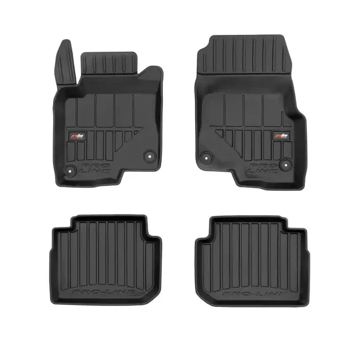 Alfombrillas 3D de goma Premium tipo cubeta para Smart Forfour I hatchback (2004 – 2006)
