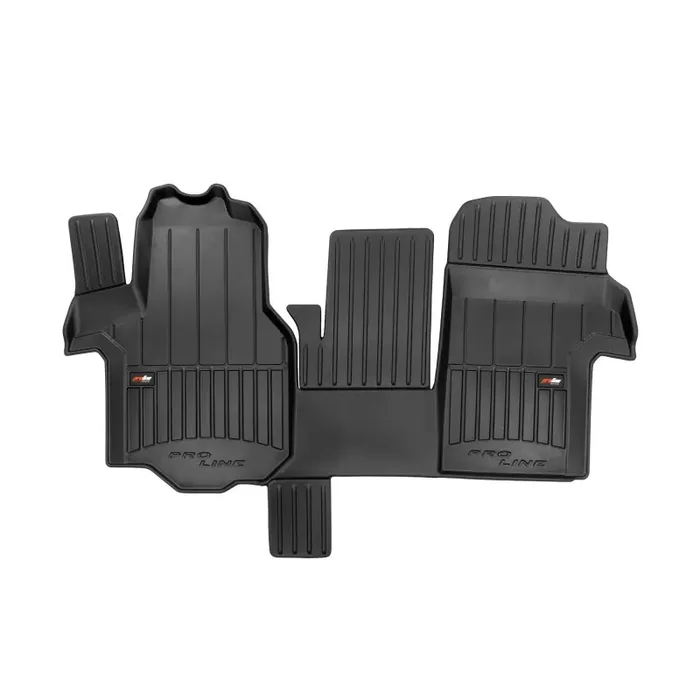 Alfombrillas 3D de goma Premium tipo cubeta para Volkswagen Crafter II van (2016 – )