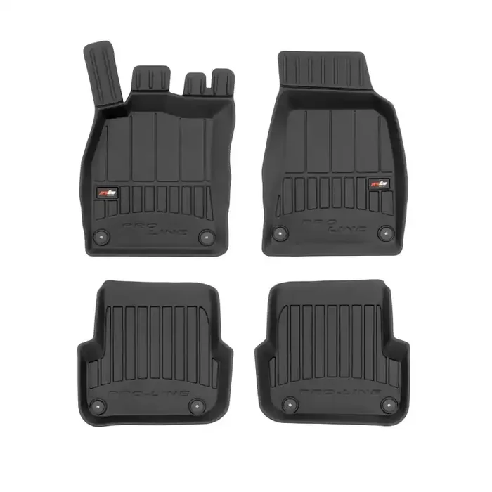 Alfombrillas 3D fabricadas en goma Premium para Audi A6 C6 (2008 – 2011)