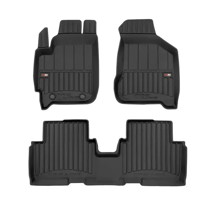 Alfombrillas 3D fabricadas en goma Premium para Kia Carens I minivan (1999 – 2002)