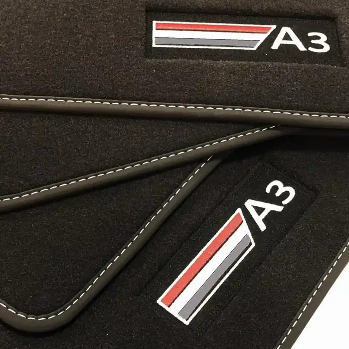 Alfombrillas Audi A3 8P Hatchback (2003 – 2012) Velour logo