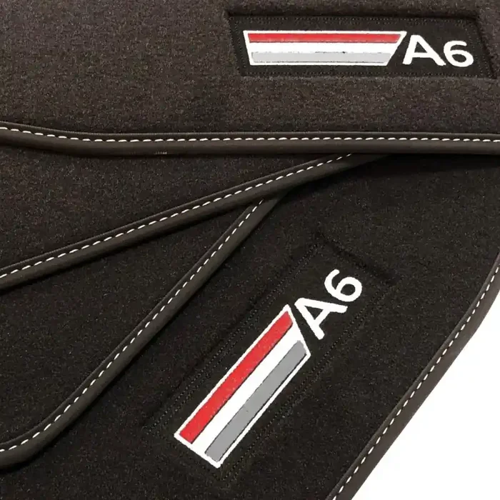 Alfombrillas Audi A6 C5 Avant (1997 – 2002) Velour logo