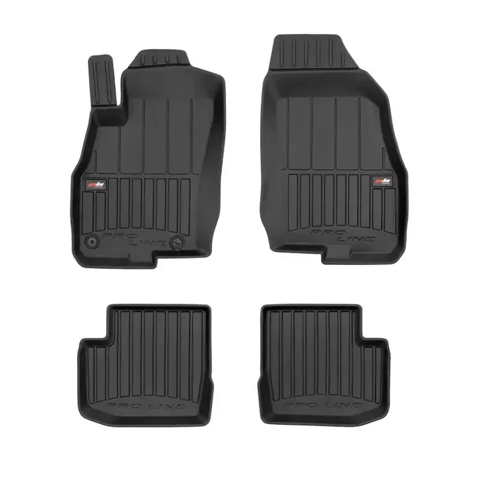 Alfombrillas tipo cubeta de goma Premium para Fiat Punto EVO hatchback , 3 puertas (2009 – 2012)