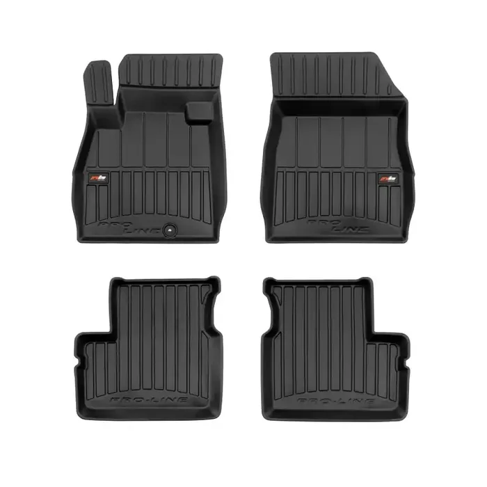 Alfombrillas tipo cubeta de goma Premium para Nissan Micra K13 hatchback (2010 – 2016)