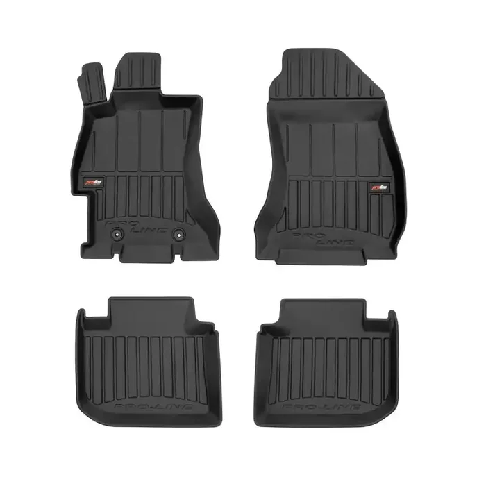 Alfombrillas tipo cubeta de goma Premium para Subaru WRX sedan (2015 – 2021)