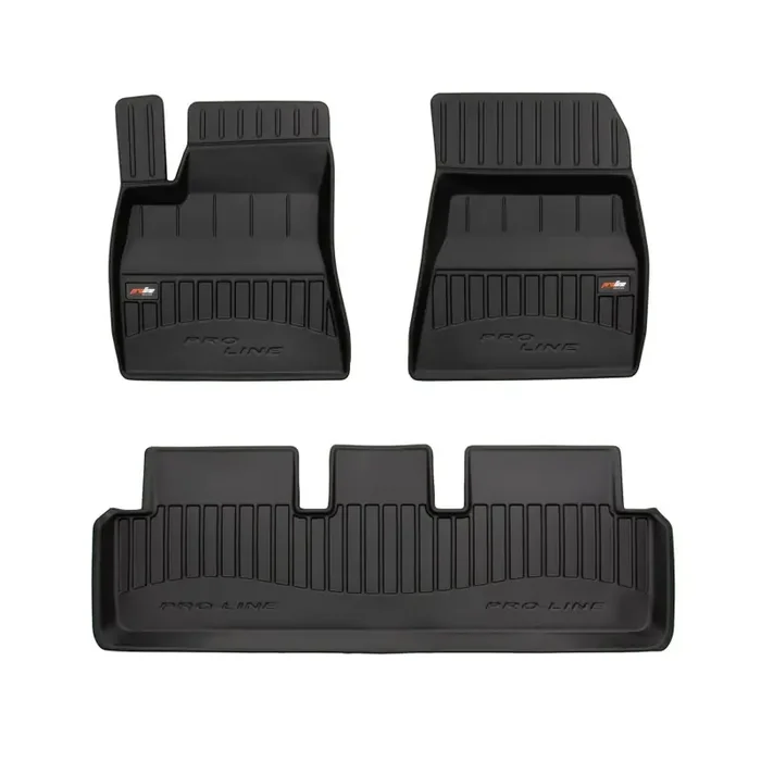 Alfombrillas tipo cubeta de goma Premium para Tesla Model 3 sedan (2017 – )