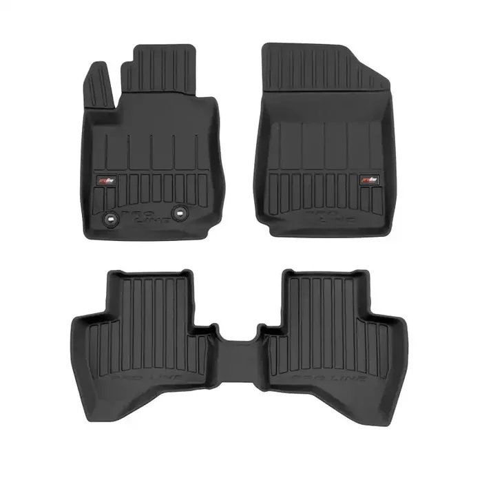 Alfombrillas tipo cubeta de goma Premium para Toyota Aygo II hatchback (2014 – 2021)