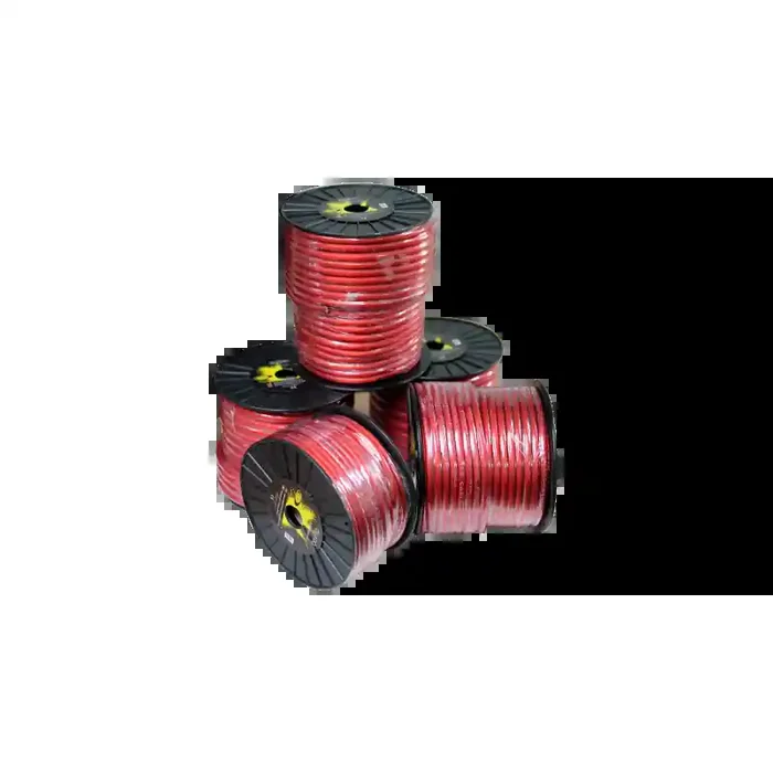 Cable alimentación rojo 20 mm. Bobina 50 mts