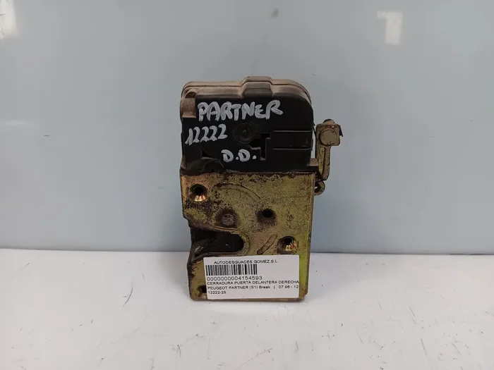 CERRADURA PUERTA DELANTERA DERECHA PEUGEOT PARTNER (S1)(07.1996) Break