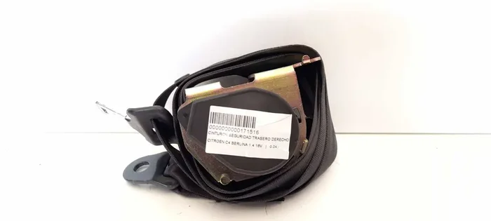 CINTURON SEGURIDAD TRASERO DERECHO CITROEN C4 BERLINA