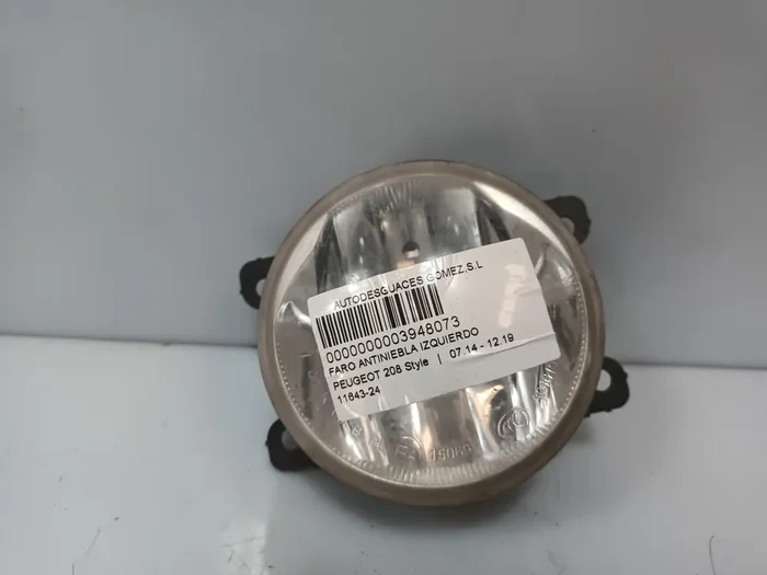 FARO ANTINIEBLA IZQUIERDO PEUGEOT 208 Style