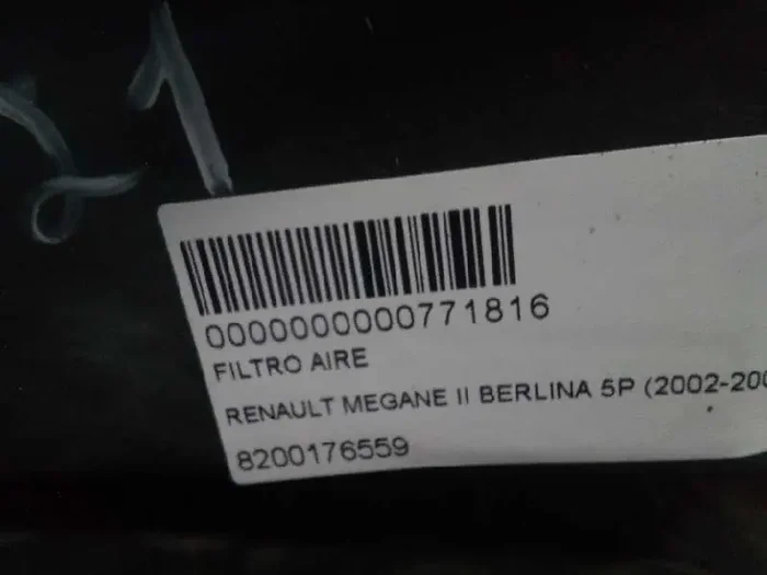 FILTRO AIRE RENAULT MEGANE II BERLINA 5P Confort Expression