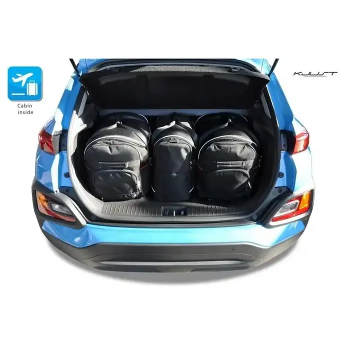Kit de maletas a medida para Hyundai Kona SUV (2017 – 2022)