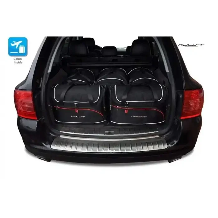 Kit de maletas a medida para Porsche Cayenne 9PA Restyling (2007 – 2010)