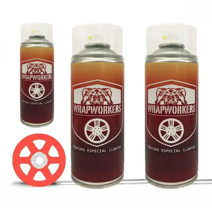 Kit pintado de llantas rojo flúor Mate – WrapWorkers