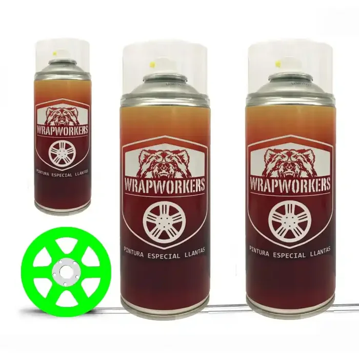 Kit pintado de llantas verde flúor Brillo – WrapWorkers