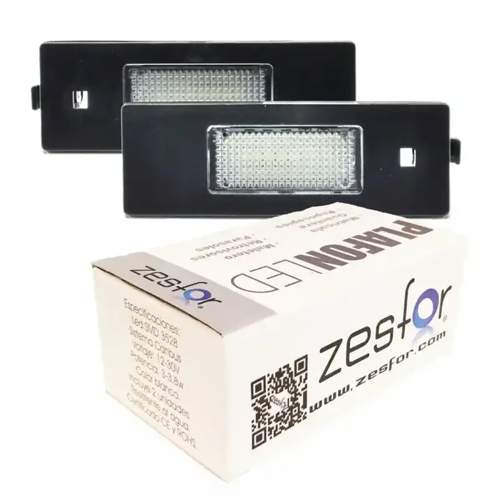 Luces de matrícula LED para BMW Serie 1 E81, 3 puertas (2007-2011)