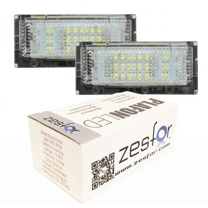 Luces de matrícula LED para BMW Serie 3 E46, 4 puertas (1998-2005)