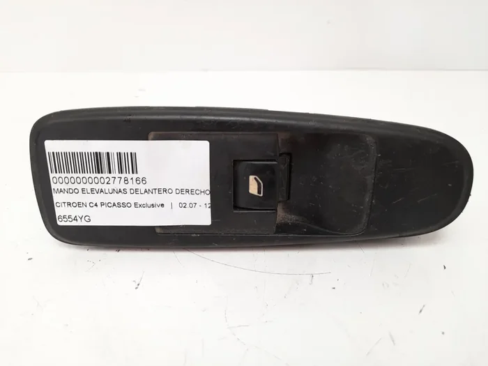 MANDO ELEVALUNAS DELANTERO DERECHO CITROEN GRAND C4 PICASSO Exclusive