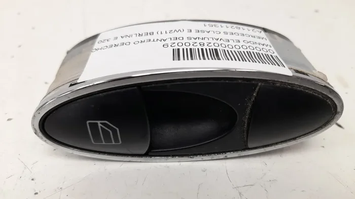 MANDO ELEVALUNAS DELANTERO DERECHO MERCEDES-BENZ CLASE E (BM 211) BERLINA E 320 CDI (211.026)