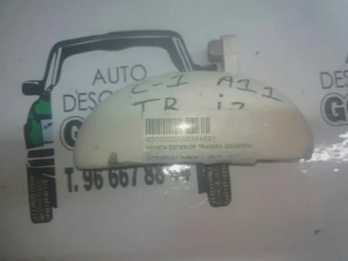 MANETA EXTERIOR TRASERA IZQUIERDA CITROEN C1 Audace