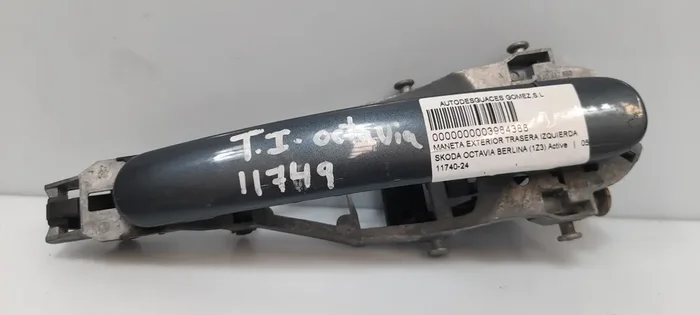 MANETA EXTERIOR TRASERA IZQUIERDA SKODA OCTAVIA BERLINA (1Z3) Active