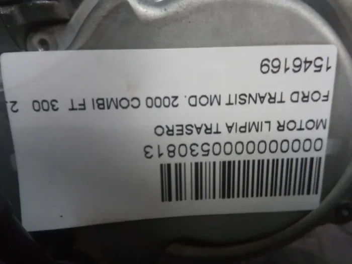 MOTOR LIMPIA TRASERO FORD TRANSIT COMBI (FY) FT 300 2.0 largo