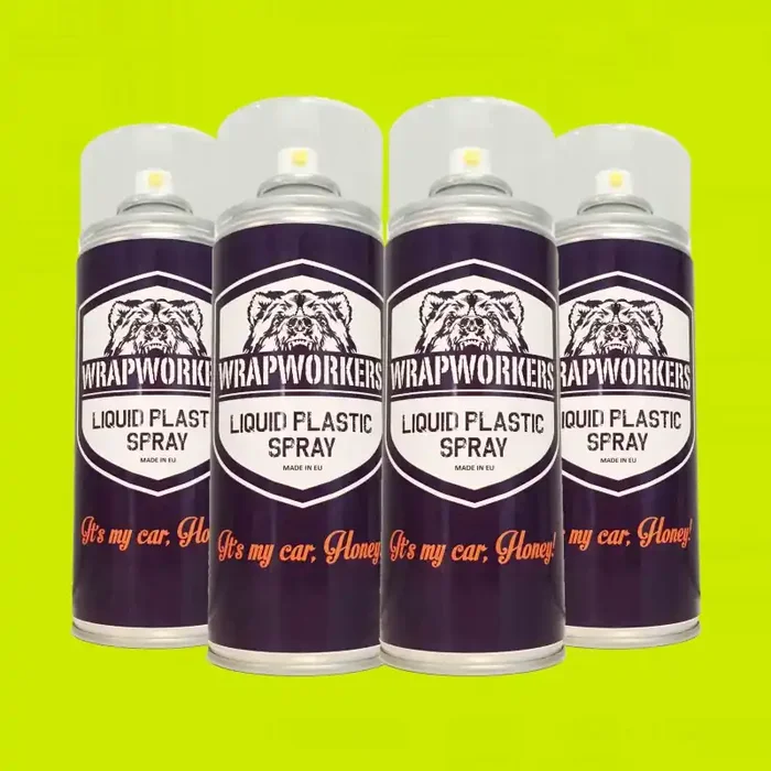 Pintura para llantas 4 spray AMARILLO NEON