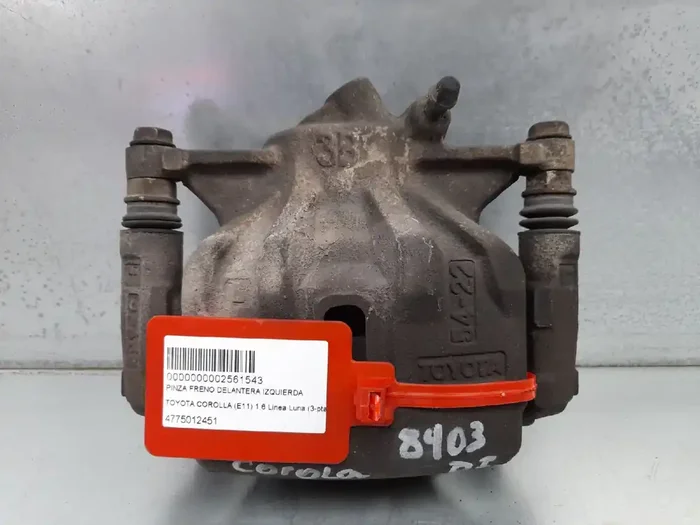 PINZA DE FRENO DELANTERA IZQUIERDA TOYOTA COROLLA (E11) 1.6 Linea Luna (3-ptas.)