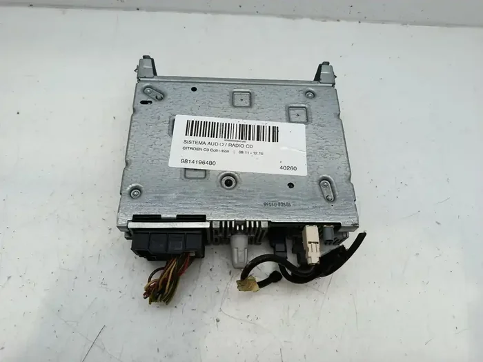 SISTEMA AUDIO RADIO CD CITROEN C3 9814196480-9441293