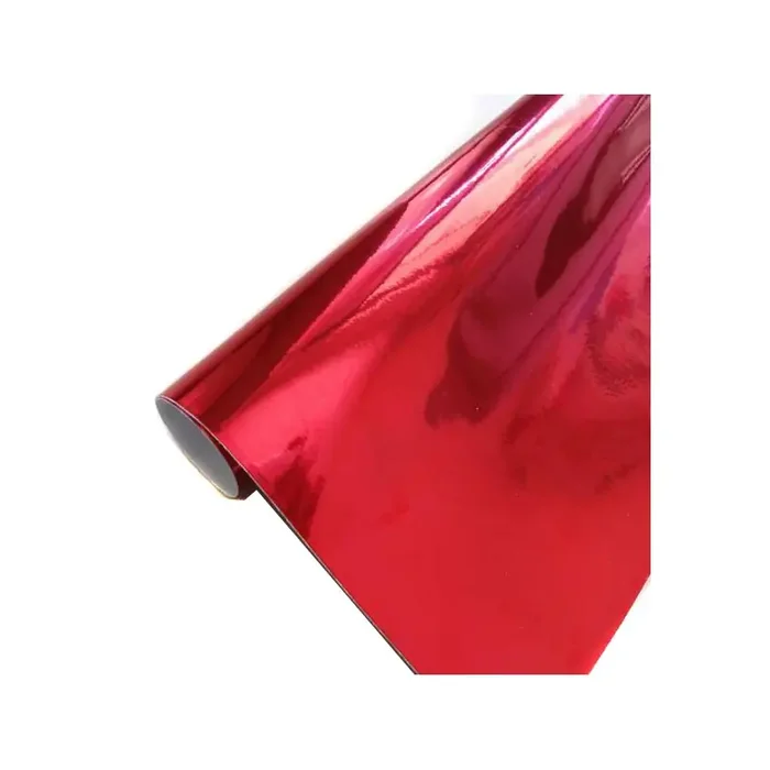 Vinilo Cromado Rojo 50 x 152 cm