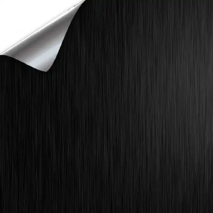 Vinilo Negro Cepillado 300x152cm