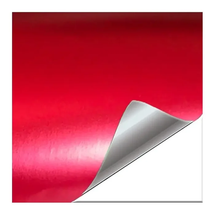 Vinilo Rojo cromado mate 50 x 152 cm