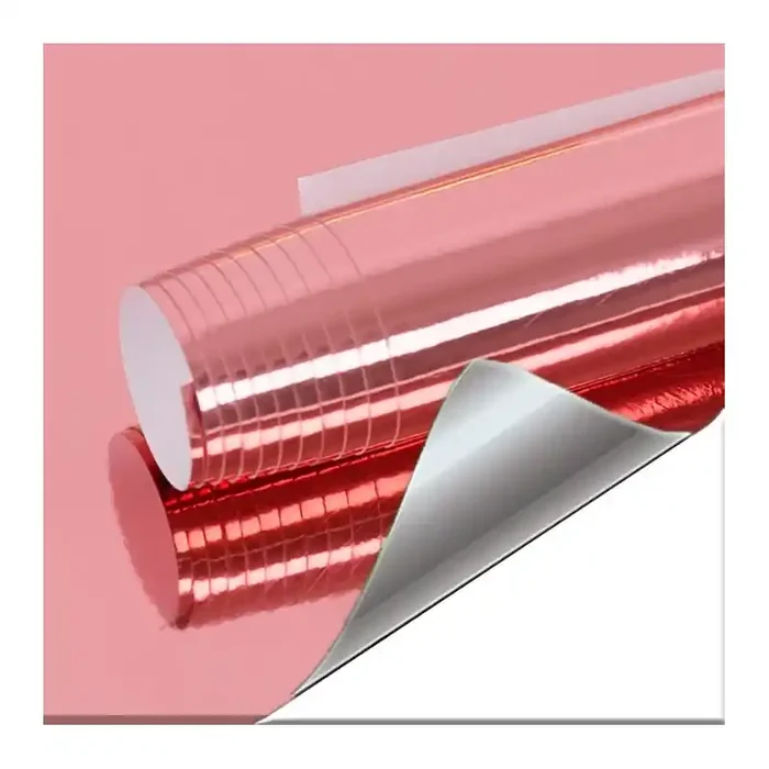 Vinilo Rosa cromado oro 50 x 152 cm